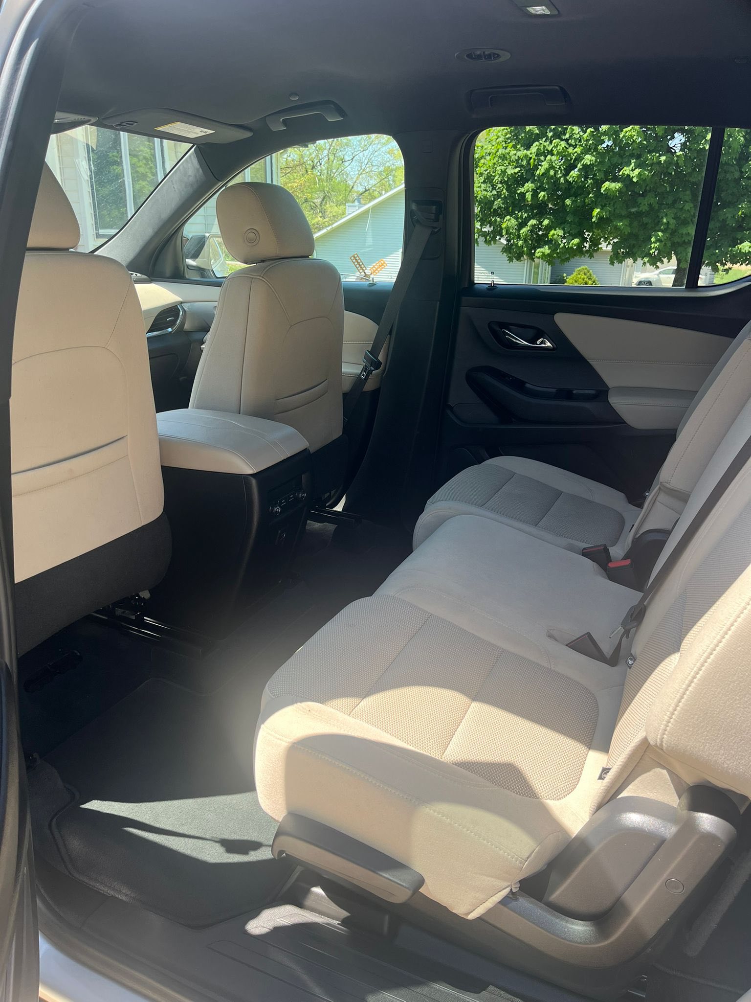 After backseat detailing - clean and fresh upholstery